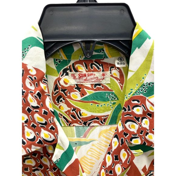 Sun Surf Rayon Hawaiian Aloha Shirt Small - Picture 3 of 3